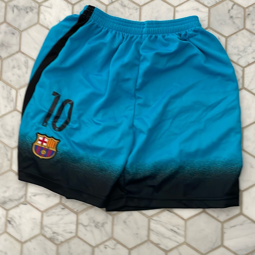 FCB Messi shorts  size 14